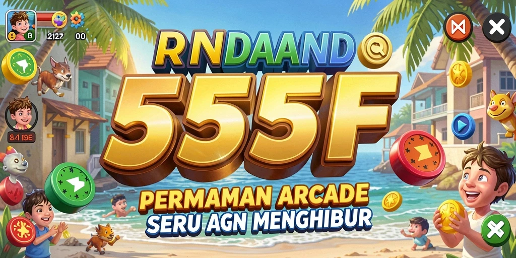 Tampilan seru gameplay arcade di 555F.
