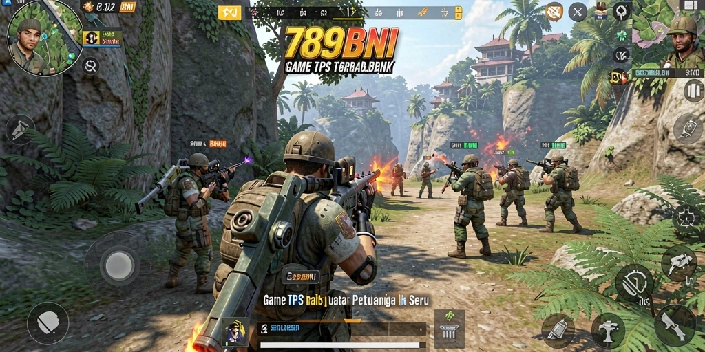 Gameplay 789BNI menunjukkan aksi menegangkan dalam pertarungan TPS.