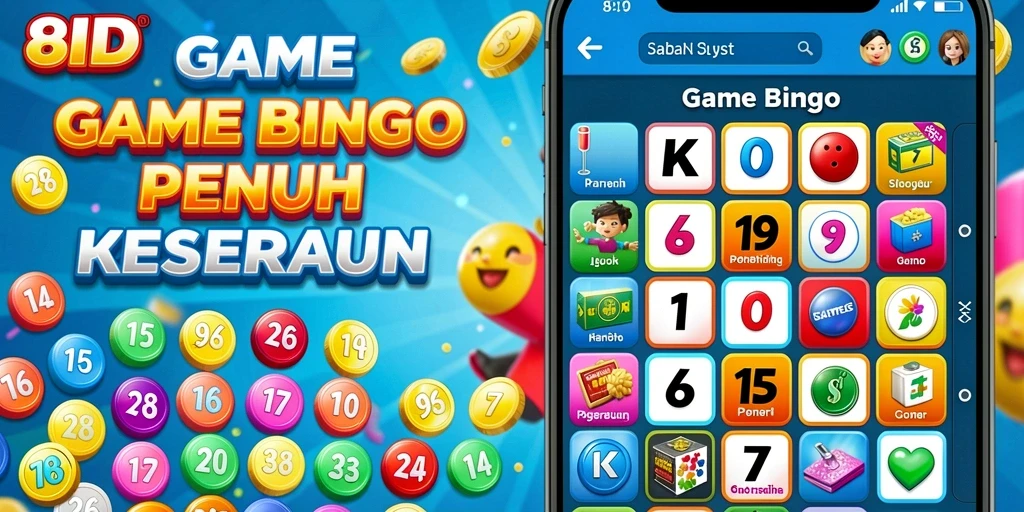 Tampilan menarik dari gameplay Bingo di 8ID.