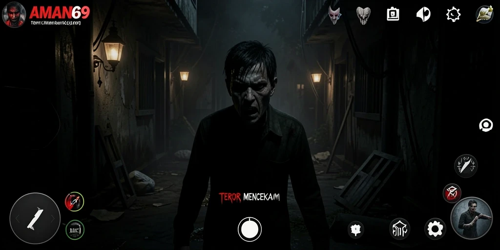 Gameplay AMAN69 yang menegangkan dan misterius.