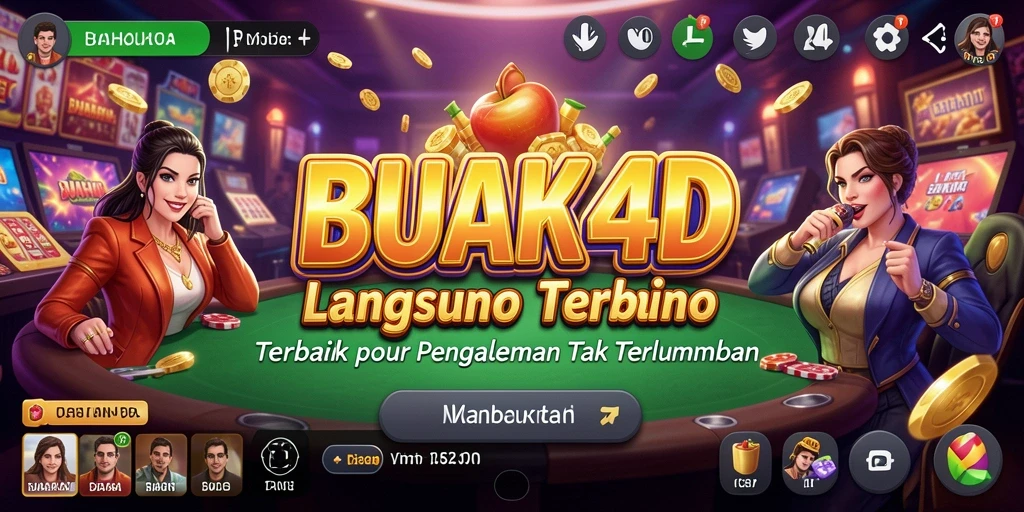 Tampilan gameplay BUAH4D dengan dealer langsung yang berinteraksi dengan pemain.