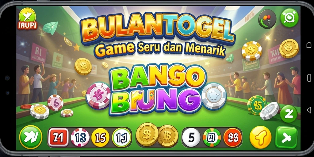 Tampilan gameplay <strong>BULANTOGEL</strong> dengan angka bingo yang menanti Anda.