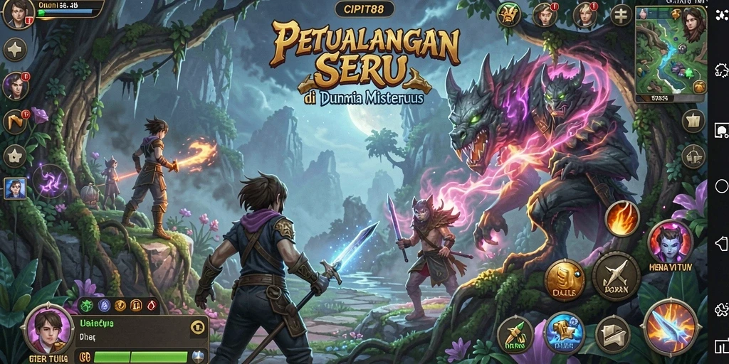 Screenshot gameplay <strong>CIPIT88</strong> dengan petualangan menarik dan tantangan seru.