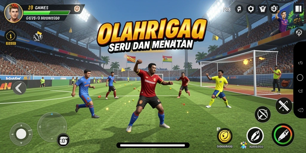 Gameplay F08 menampilkan aksi olahraga yang mendebarkan dan realistis.