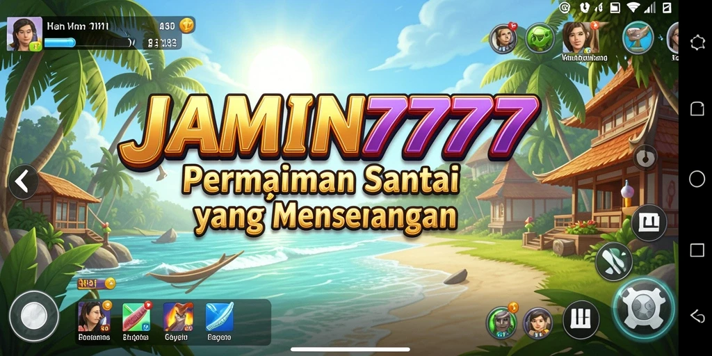 Tampilan gameplay <strong>JAMIN777</strong> yang penuh warna dan menarik.