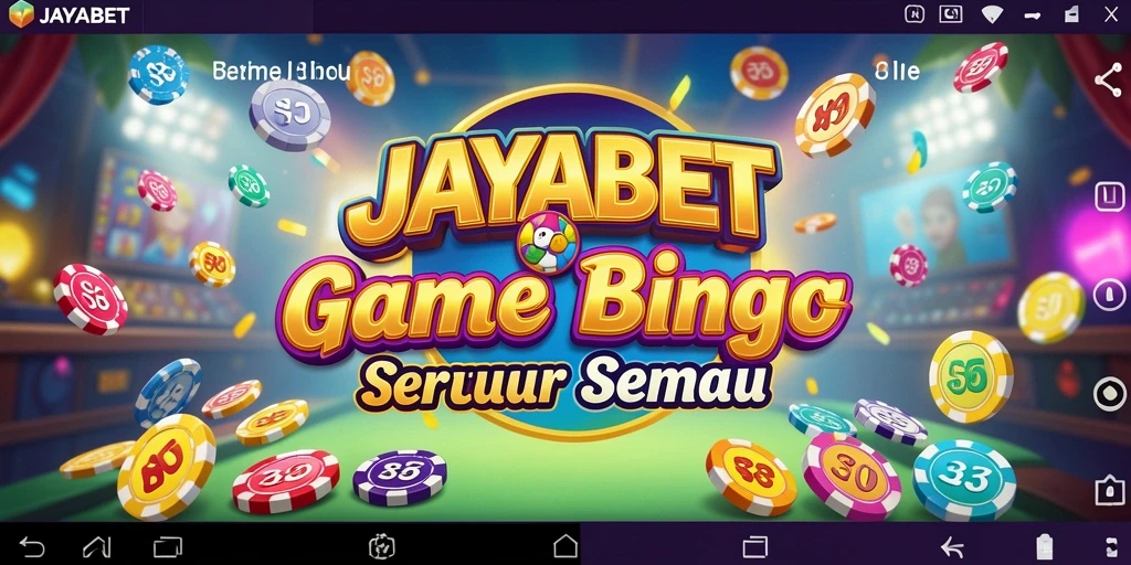 Tampilan gameplay seru di aplikasi Bingo JAYABET.