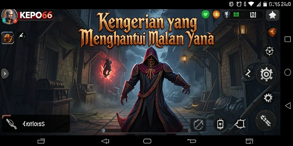 Screenshot gameplay KEPO66 yang menampilkan suasana Horror yang mencekam dan menegangkan.