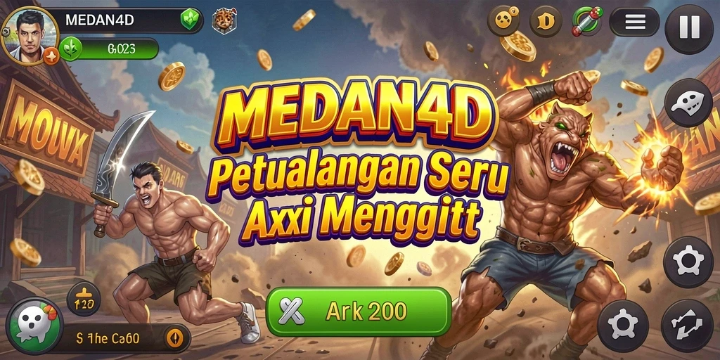 Tampilan menarik dari gameplay MEDAN4D yang penuh aksi.