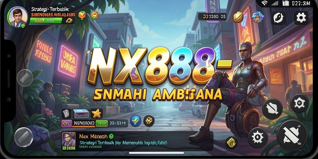 Screenshot NX888 menampilkan pertarungan strategis yang intens.