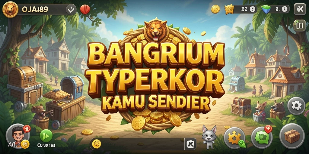 Tampilan gameplay OJA89 dengan manajemen perusahaan yang seru.