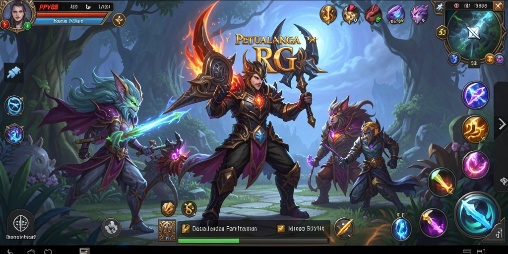 Tampilan gameplay PPV88 yang mendebarkan dalam dunia RPG.