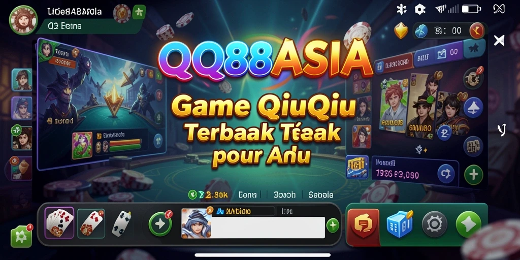 Screenshot dari gameplay seru QQ88ASIA yang menunjukkan aksi di meja QiuQiu.