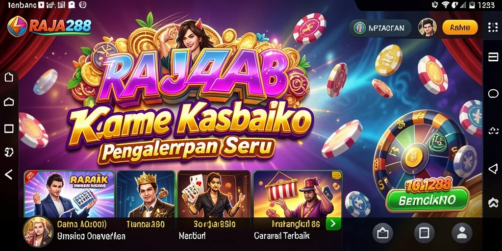 Tampilan gameplay RAJA288 yang menarik dan interaktif di Kasino.
