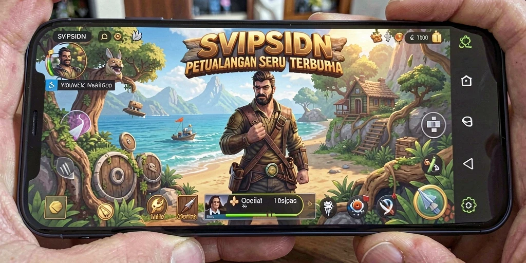 Tampilan gameplay SVIPSIDN yang memukau di dunia terbuka.