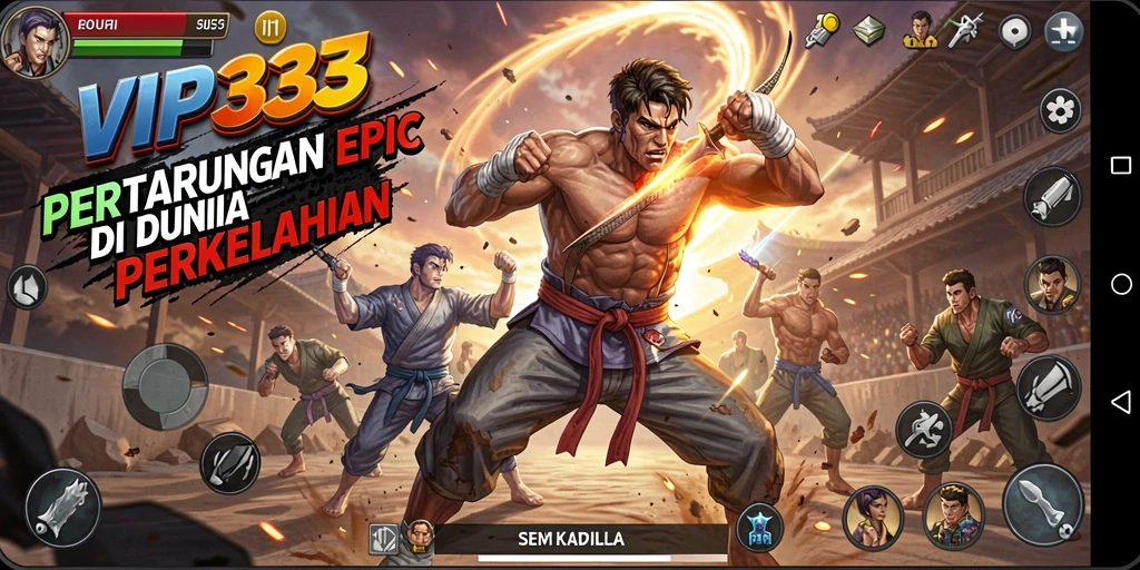 Tampilan utama gameplay <strong>VIP333</strong> saat pertarungan seru terjadi.